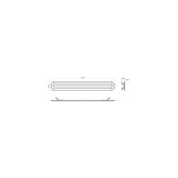 Belka ostrzegawcza LED 1528x218mm BLK0043